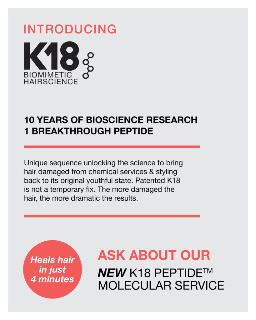K18 – Ask About our K18 Peptide Molecular Service – Print 8×10