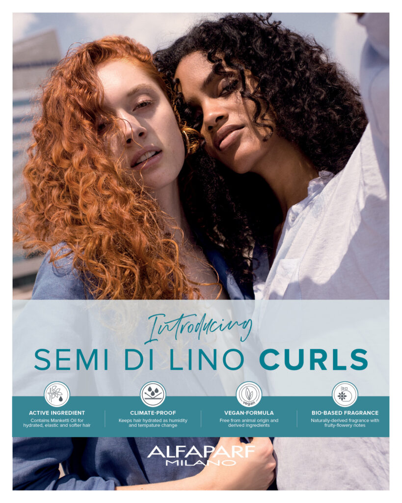 Alfaparf Semi di Lino – Introducing the Curls Collection – Print 8×10