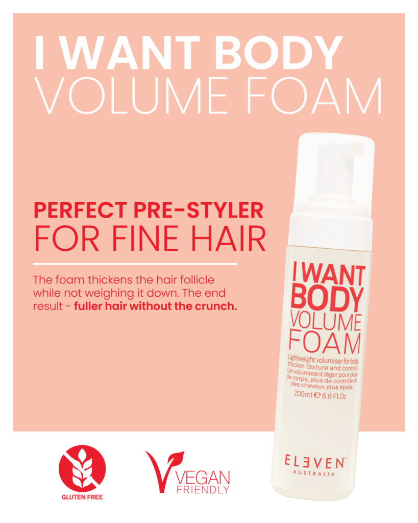 Eleven – I Want Body Volume Foam – Print 8×10