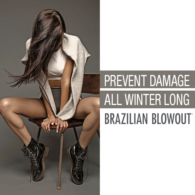 Brazilian Blowout – Prevent Damage All Winter Long – Social