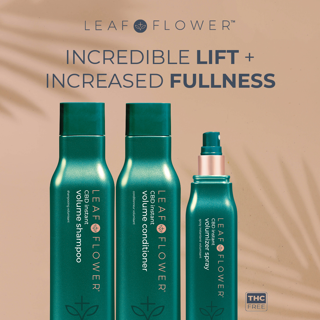CBD Instant Volume Shampoo/Conditioner Duo 12 oz. – Leaf and Flower