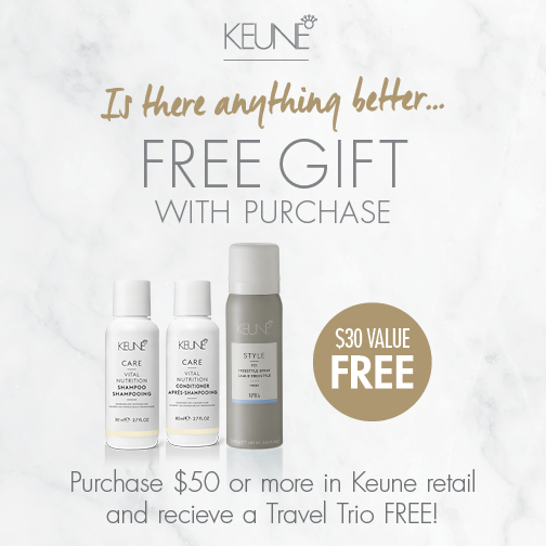 Keune – FREE Gift Travel Trio – Social