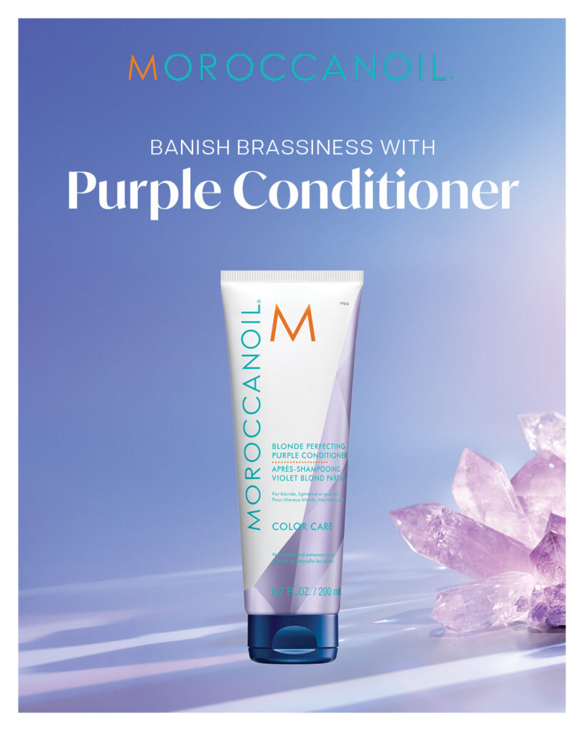 Moroccanoil – Blonde Perfecting Purple Conditioner – Print 8×10