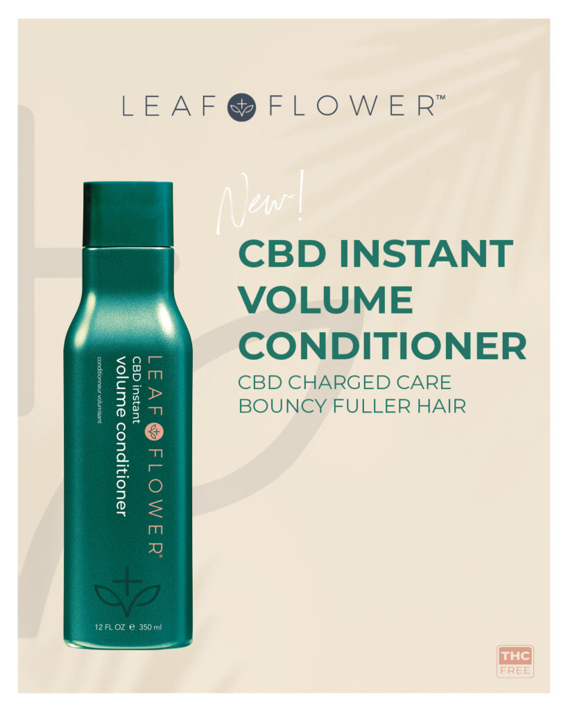 Leaf + Flower – CBD Instant Volume Conditioner – Print 8×10