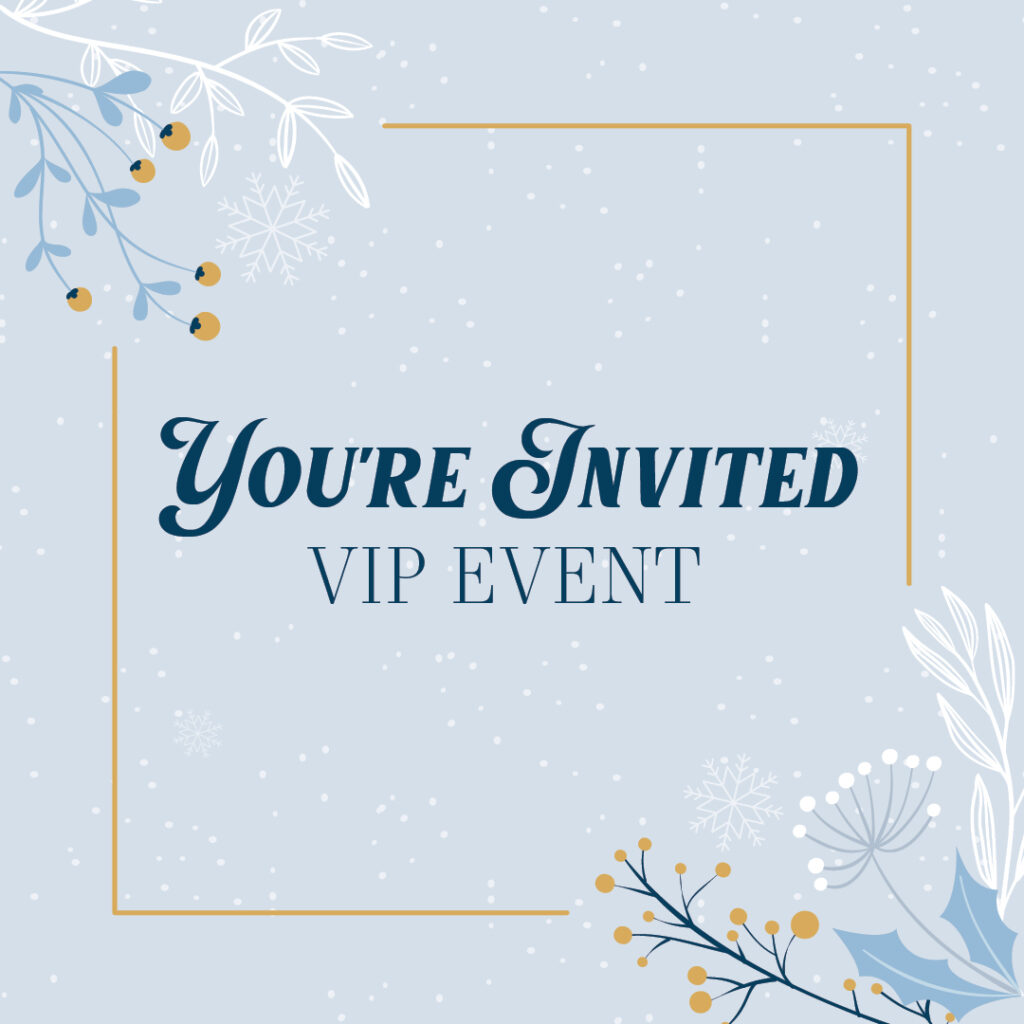 VIP Event – Winter Invite – Social GIF