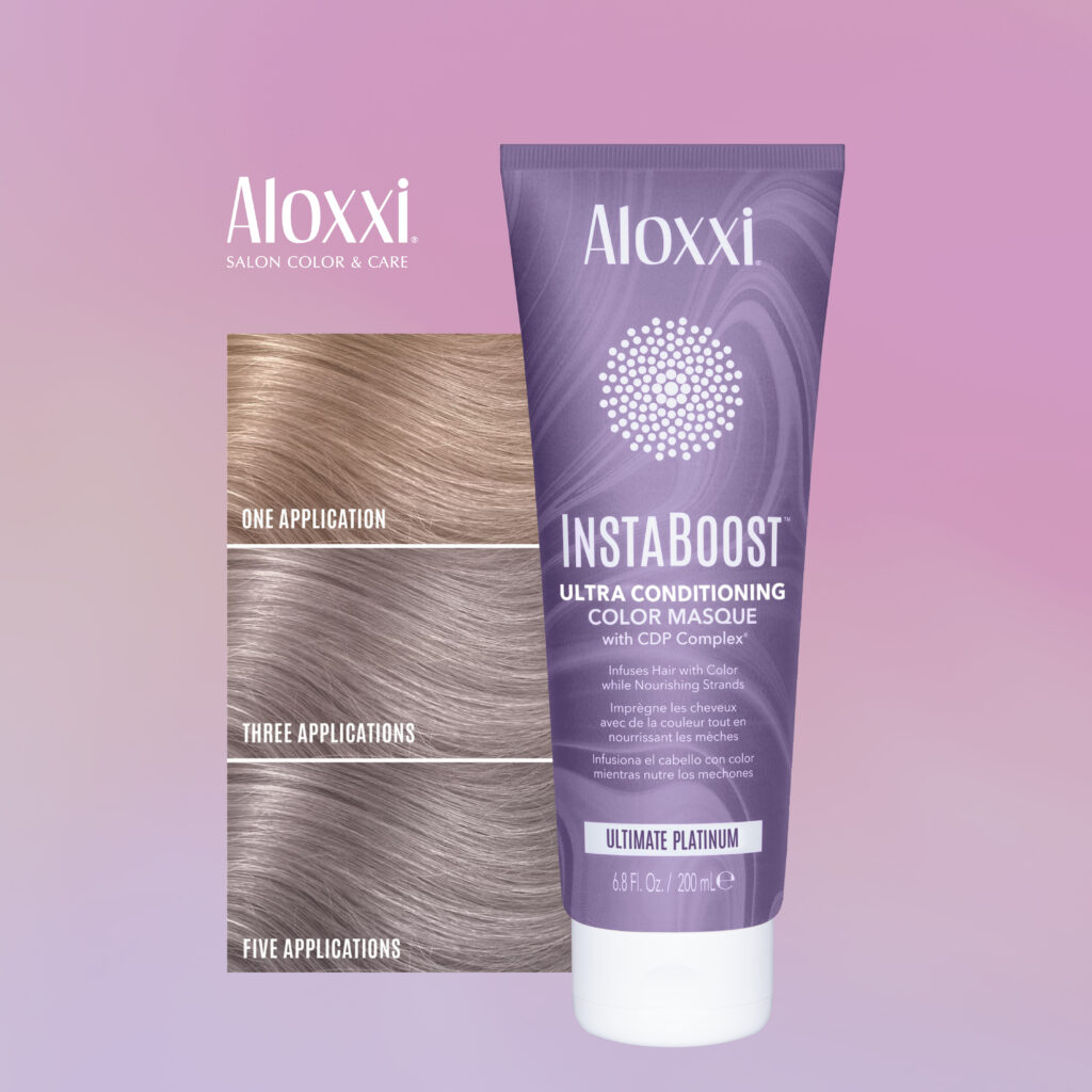 Aloxxi – InstaBoost Color Masque – Ultimate Platinum – Social Post