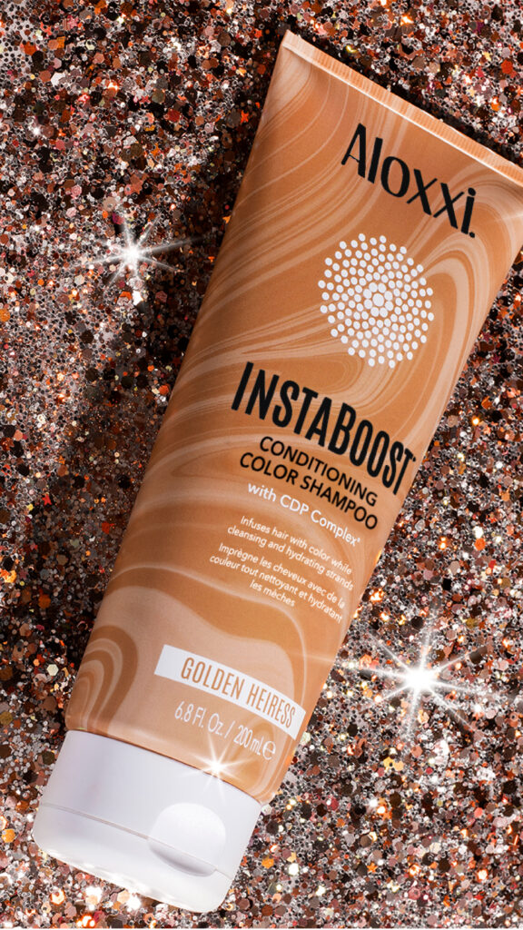 Aloxxi – InstaBoost Color Shampoo – Golden Heiress – Social Story