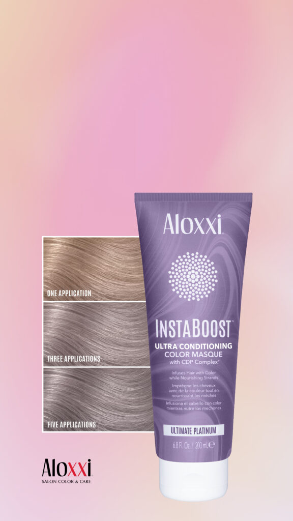 Aloxxi – InstaBoost Color Masque – Ultimate Platinum – Social Story
