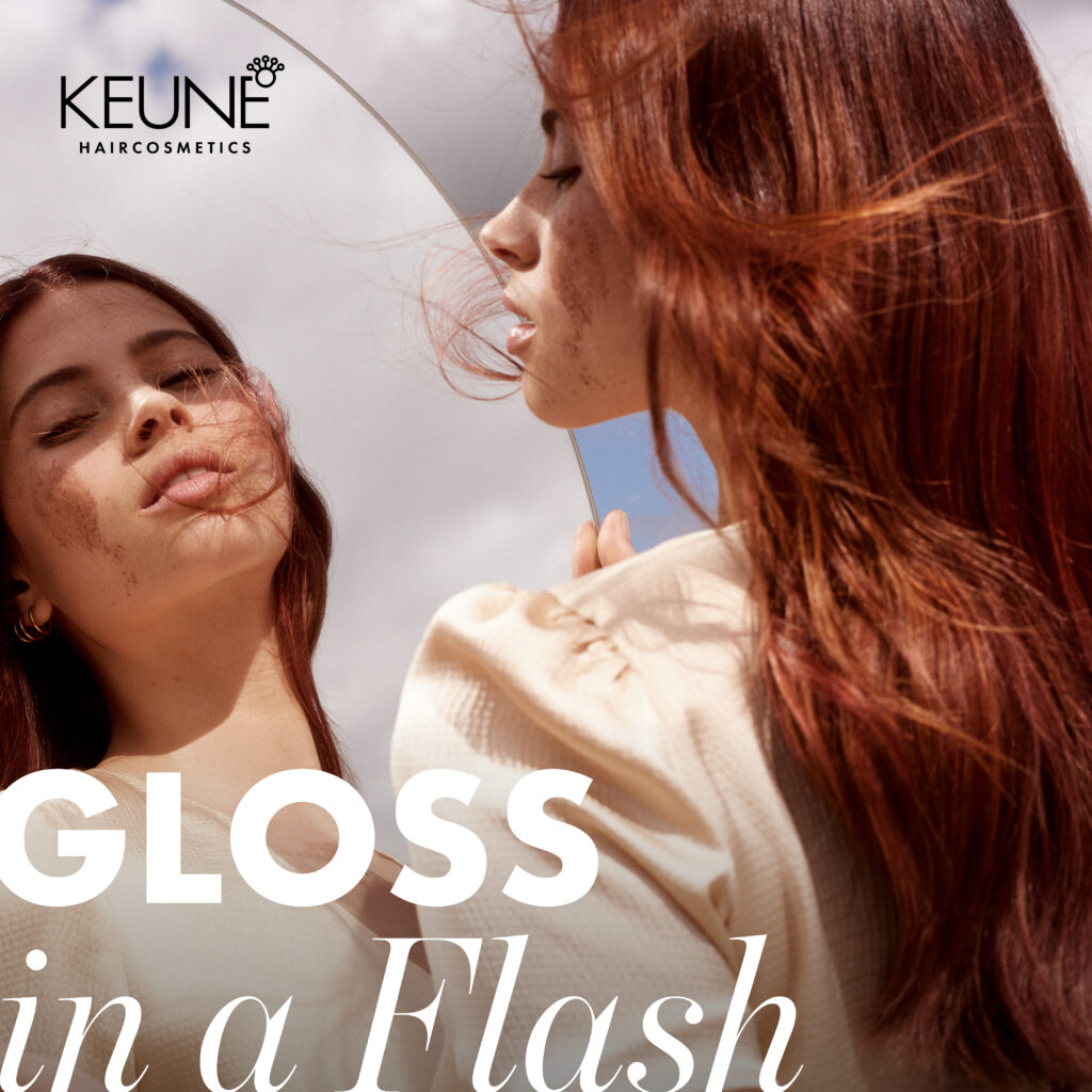 Keune – Gloss in a Flash – Social Post