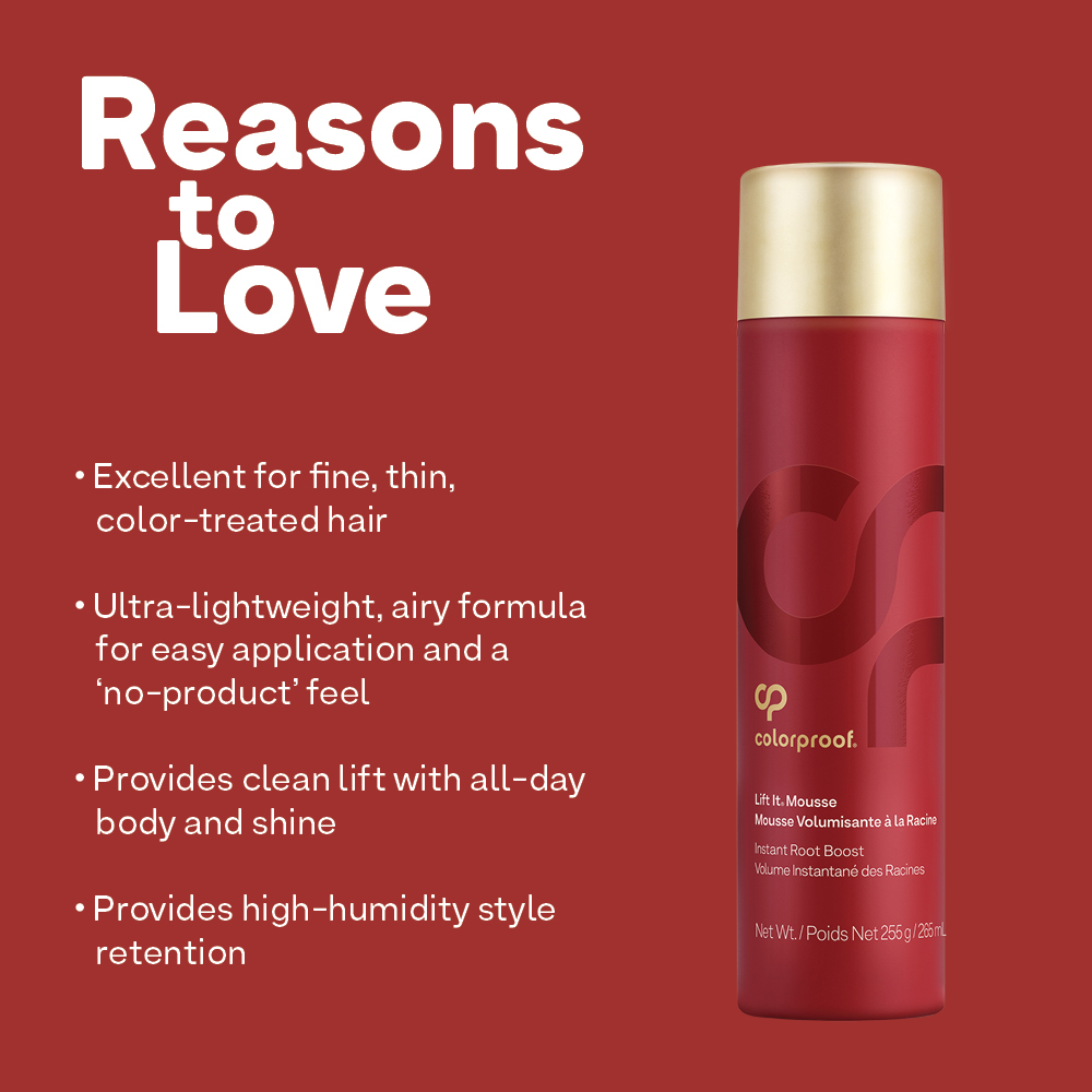Colorproof – Lift it Mousse Reasons To Love – Social Post