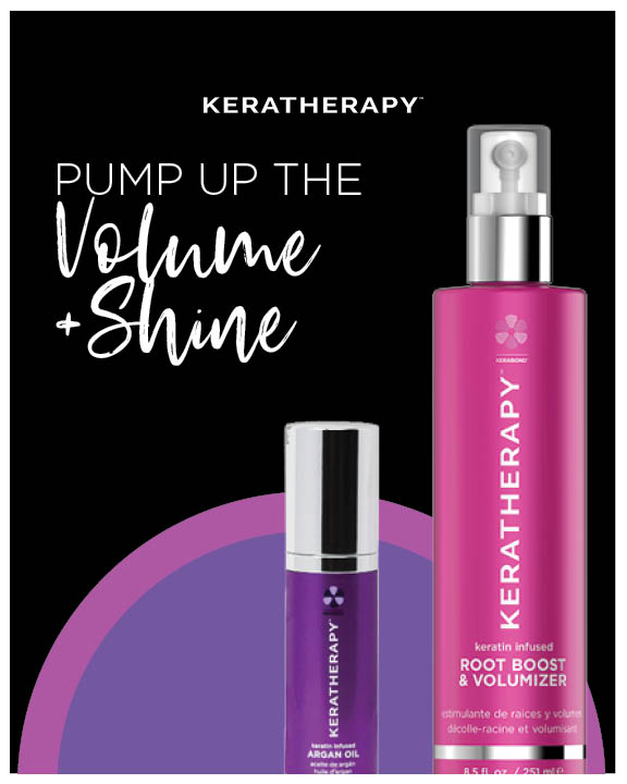 Keratherapy – Pump Up The Volume + Shine – Print 8×10