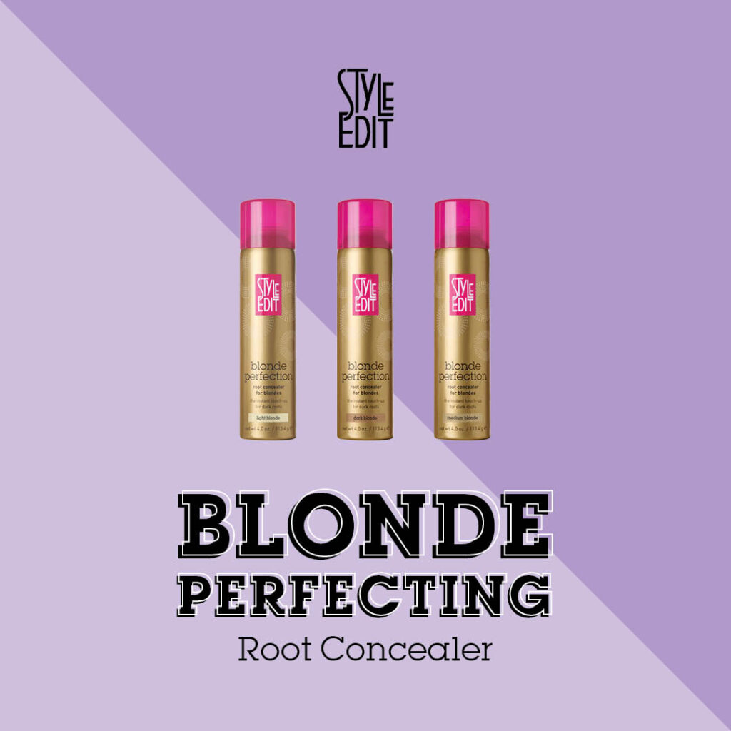 Style Edit – Blonde Perfecting Root Concealer – Social Post
