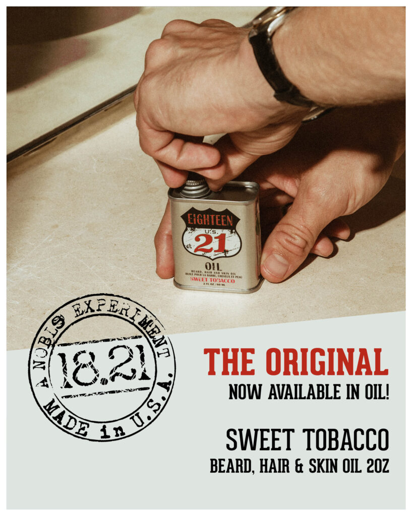 18.21 Man Made – Sweet Tobacco Oil – Print 8×10
