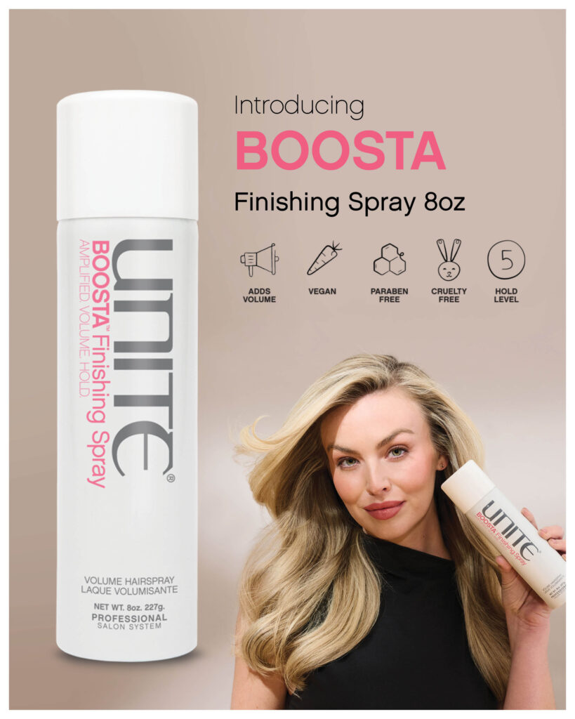 Unite – BOOSTA Finishing Spray – Print 8×10