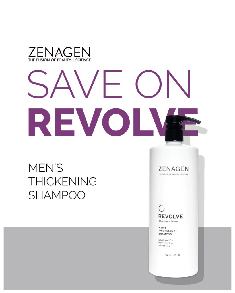 Zenagen – Men’s Thickening Shampoo – Print 8×10