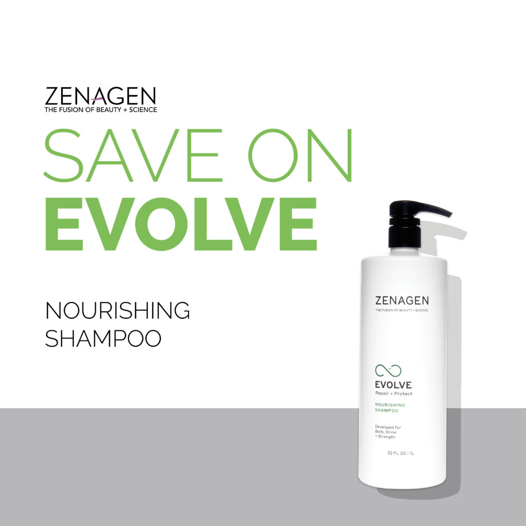 Zenagen – Evolve Nourishing Shampoo Liter – Social Post