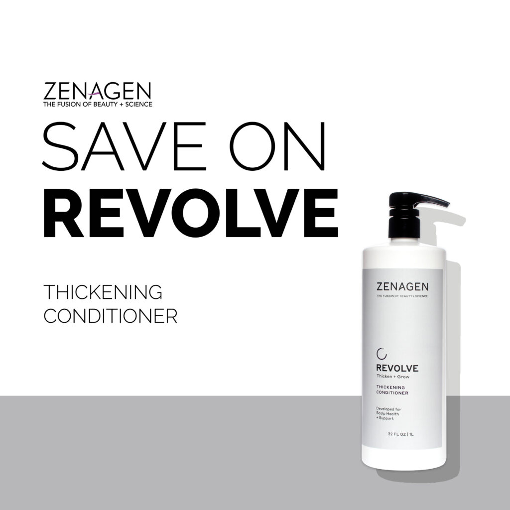 Zenagen – Revolve Thickening Conditioner Liter – Social Post