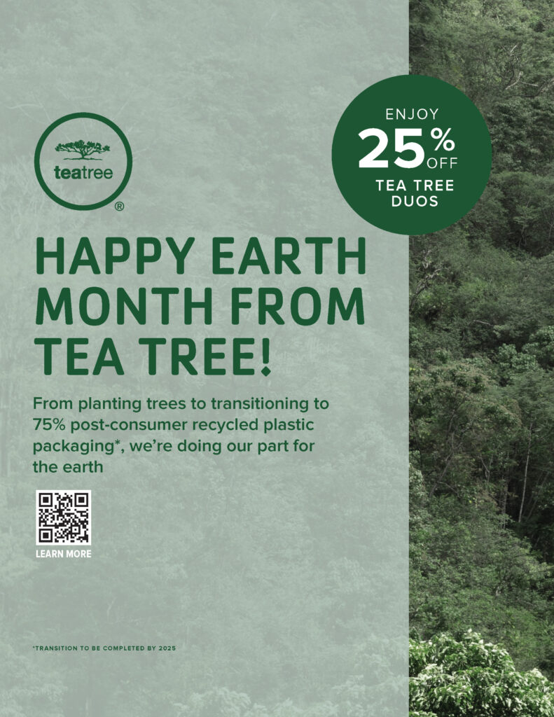 Paul Mitchell – Tea Tree Earth Month – Print 8.5×11