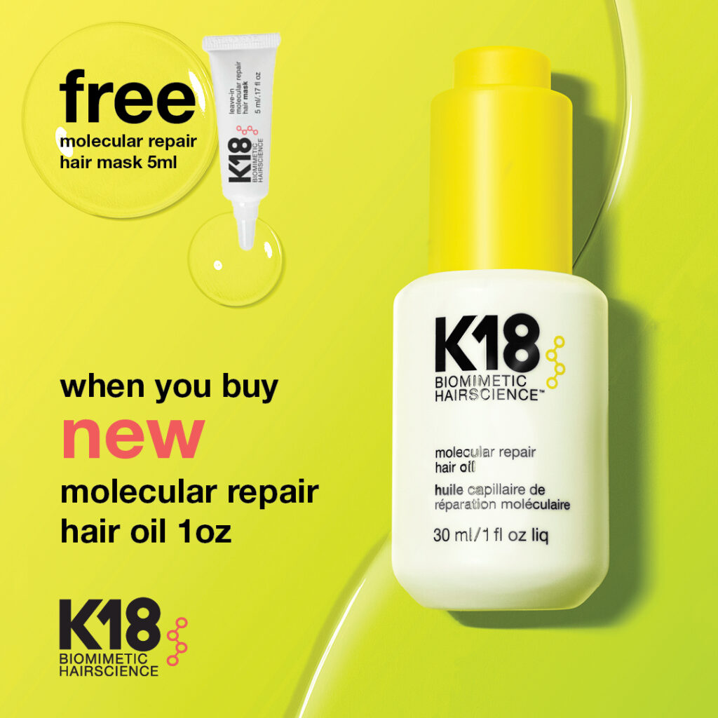 K18 – Molecular Repair Hair Oil – Social Post