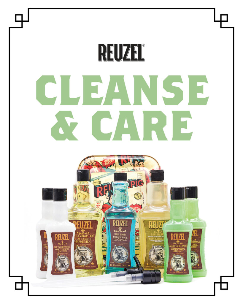 Reuzel – Cleanse & Care – Print 8×10