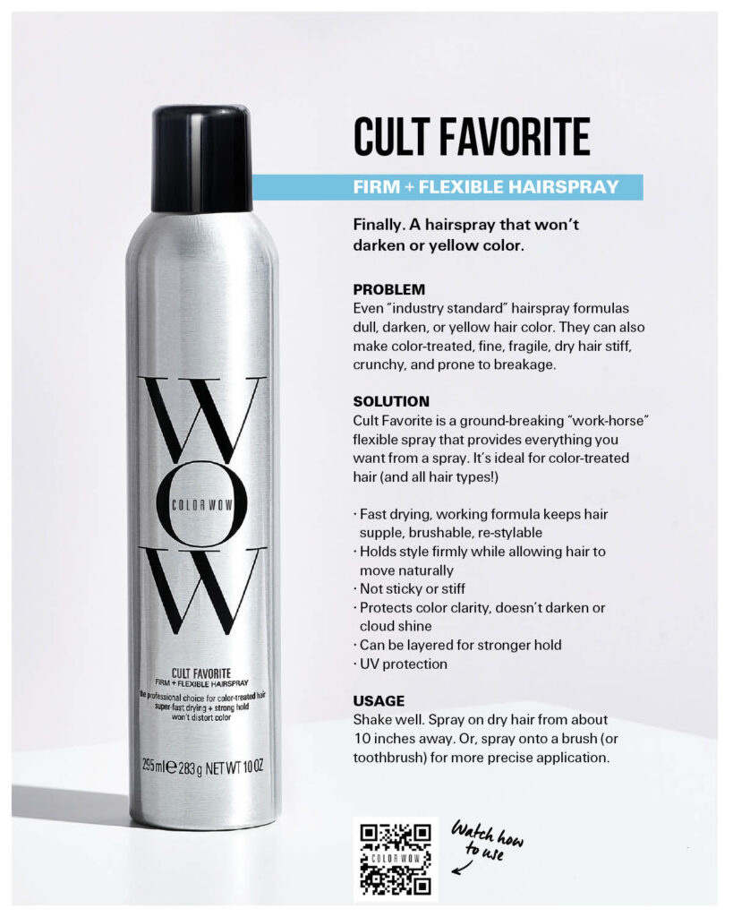  COLOR WOW Cult Favorite Firm + Flexible Hairspray
