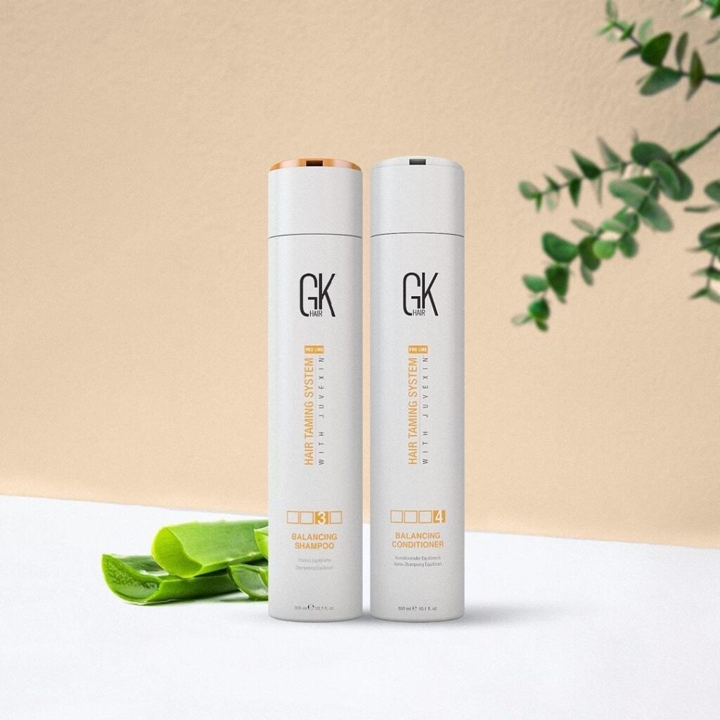 GK Hair – Balancing Shampoo + Conditioner – Social