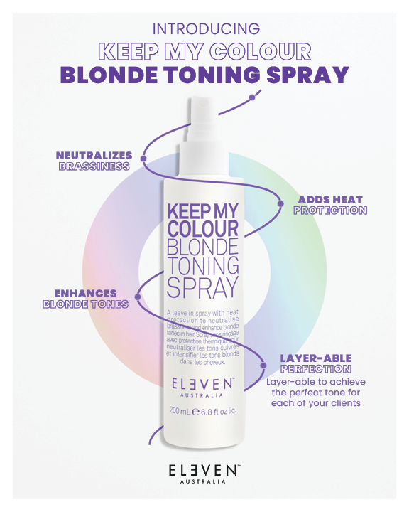 ELEVN Australia – Blonde Toning Spray – Print 8×10