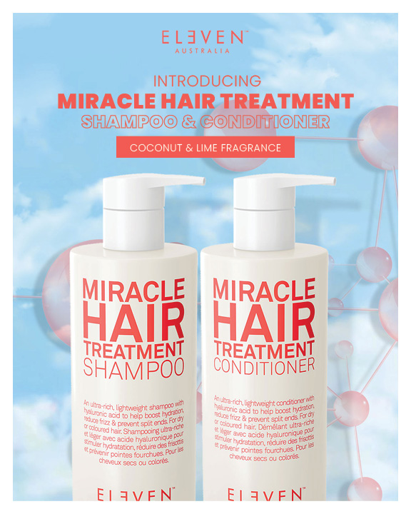 Eleven Australia – Miracle Hair Shampoo & Conditioner – Print 8×10