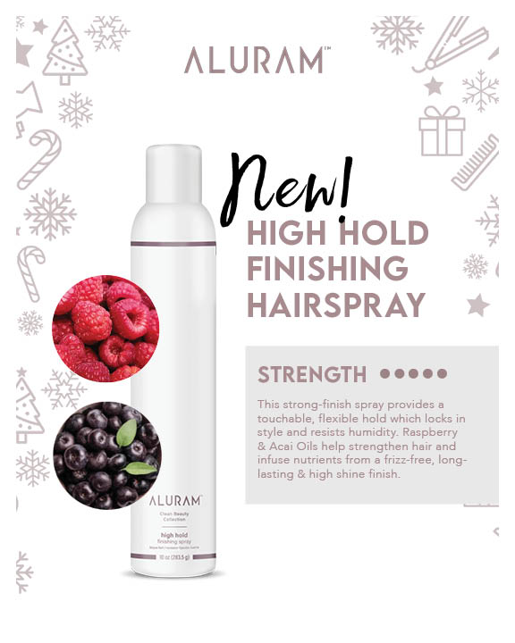 Aluram – High Hold Finishing Hairspray – Print 8×10