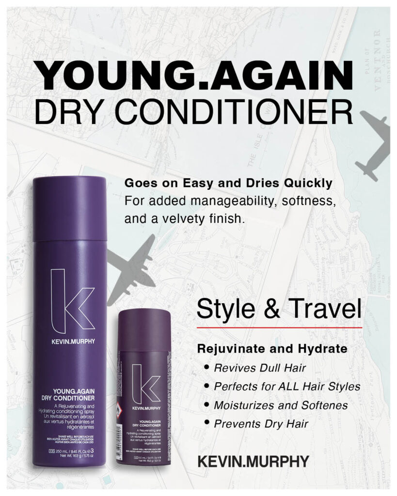 KEVIN.MURPHY – YOUNG.AGAIN DRY CONDITIONER Style & Travel – Print 8×10