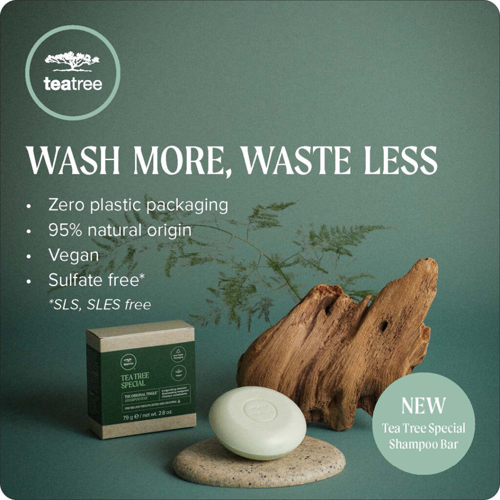 Paul Mitchell Tea Tree – Wash More Waste Less – Social