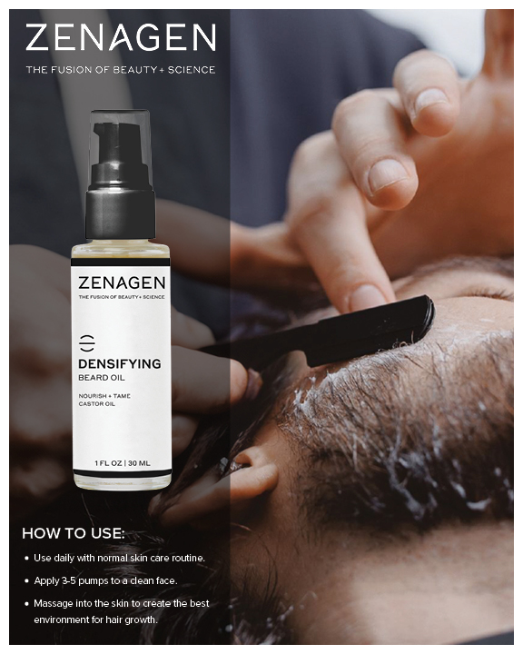 Zenagen – Densifying Beard Oil – Print
